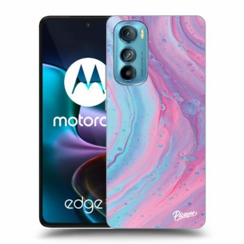 Obal pre Motorola Edge 30 - Pink liquid
