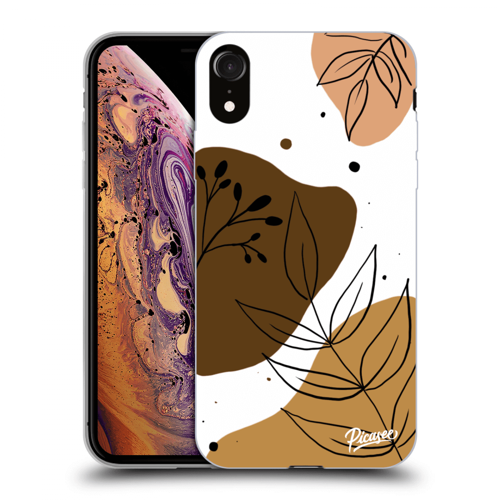 Picasee silikónový čierny obal pre Apple iPhone XR - Boho style
