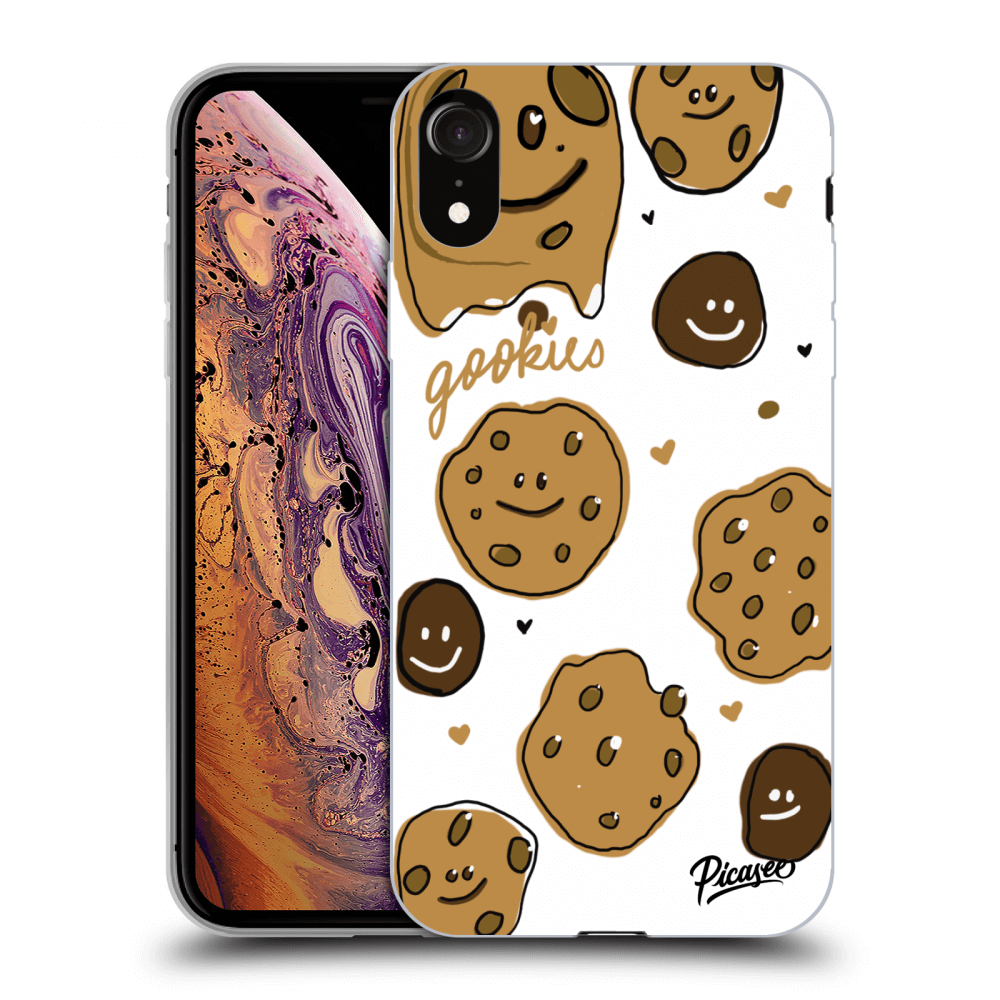 Picasee silikónový čierny obal pre Apple iPhone XR - Gookies