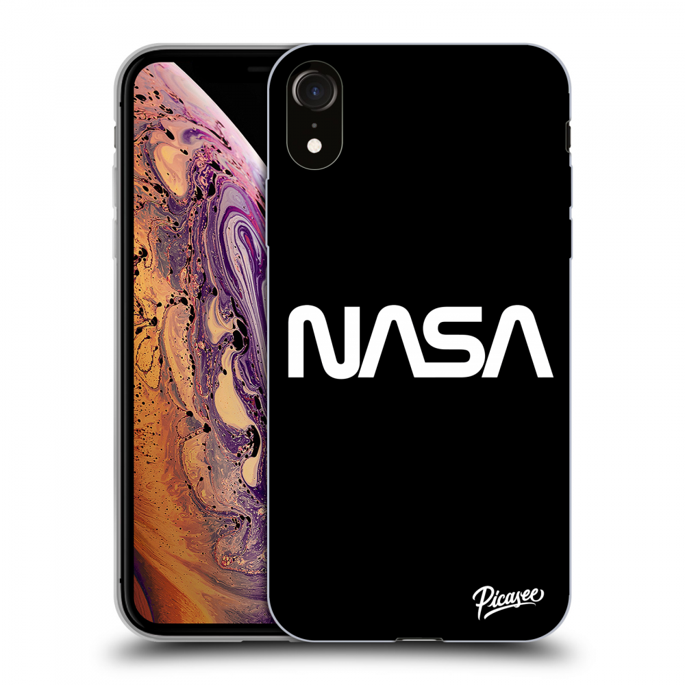 Picasee silikónový čierny obal pre Apple iPhone XR - NASA Basic