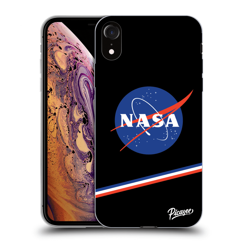 Picasee silikónový prehľadný obal pre Apple iPhone XR - NASA Original