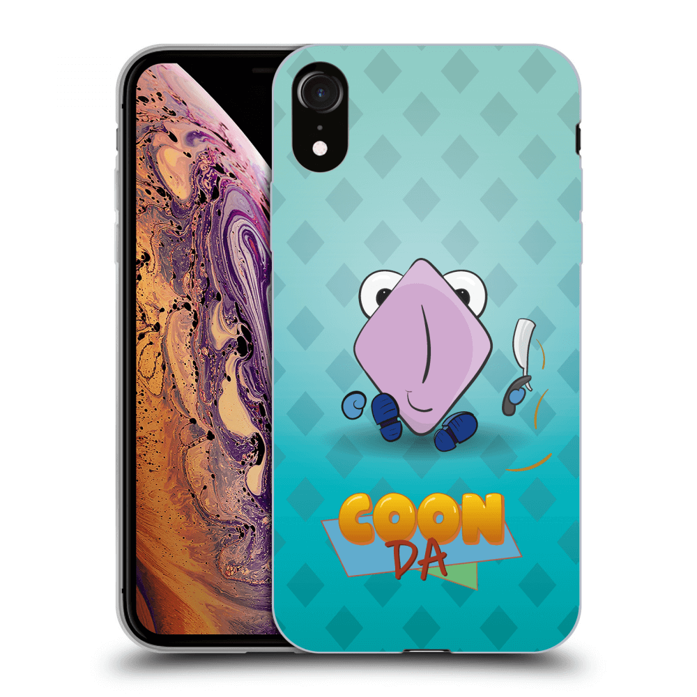 Picasee silikónový čierny obal pre Apple iPhone XR - COONDA holátko - světlá