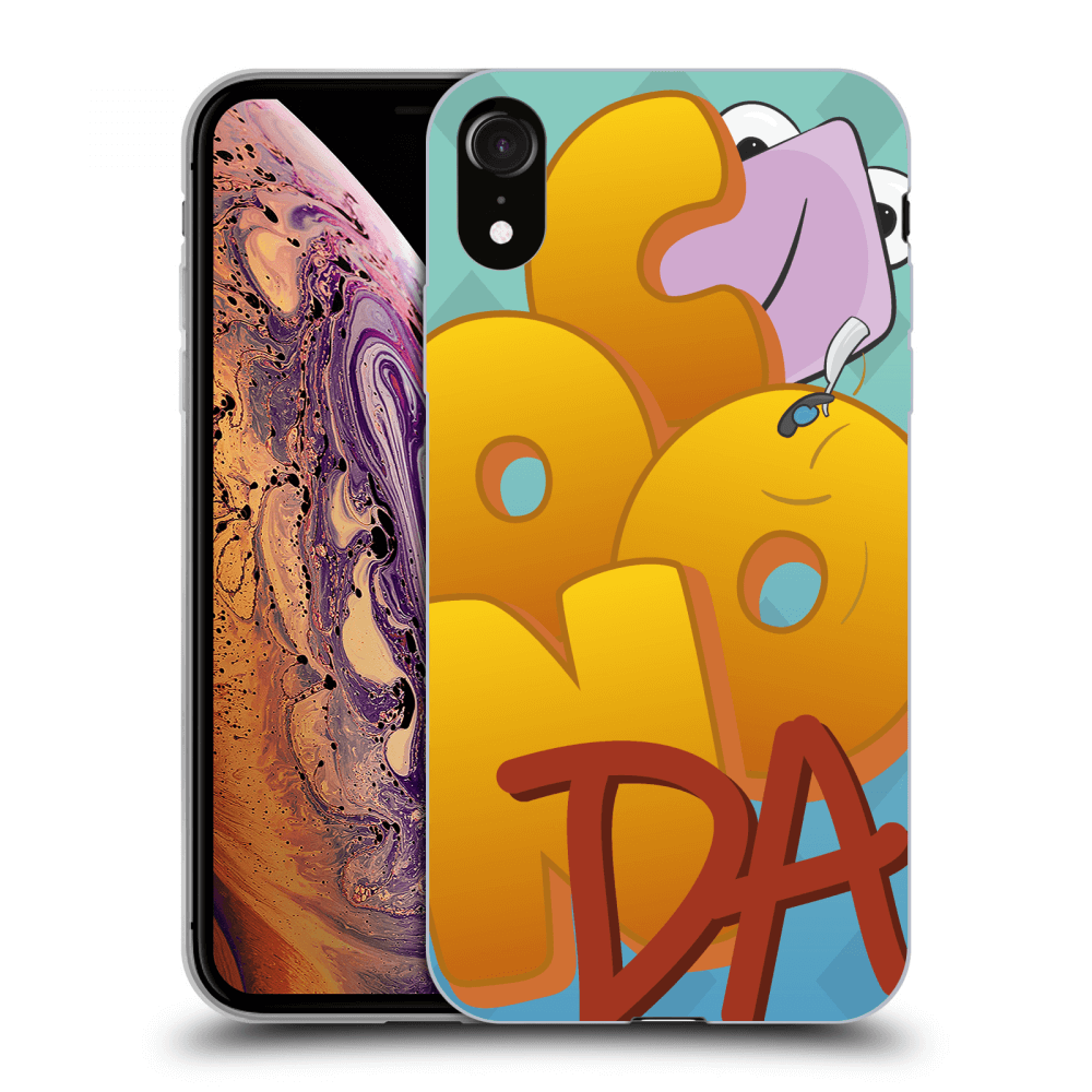 Picasee silikónový čierny obal pre Apple iPhone XR - Obří COONDA