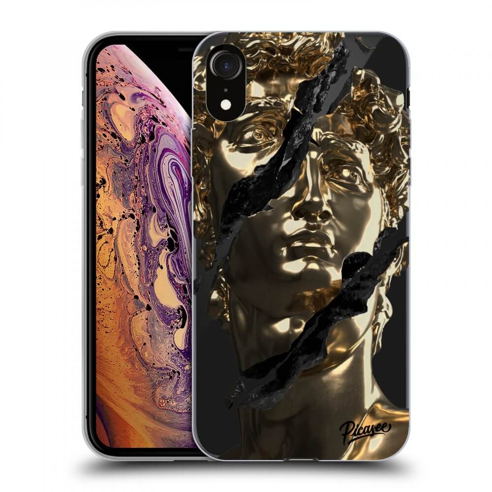 Picasee silikónový prehľadný obal pre Apple iPhone XR - Golder