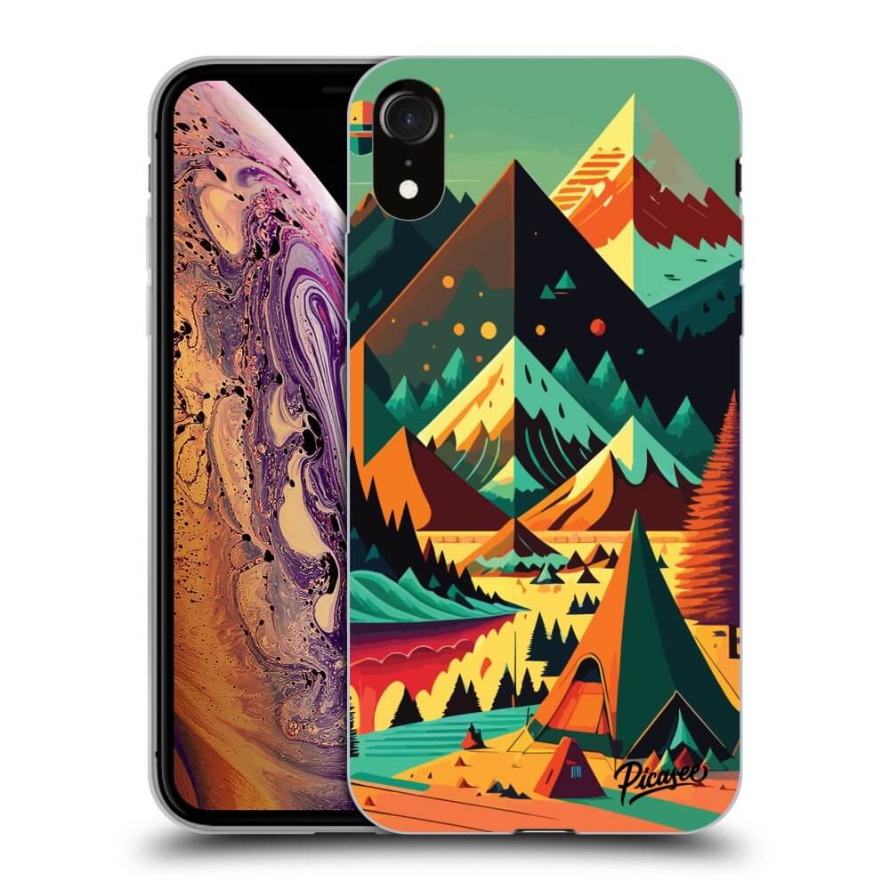 Picasee silikónový čierny obal pre Apple iPhone XR - Colorado