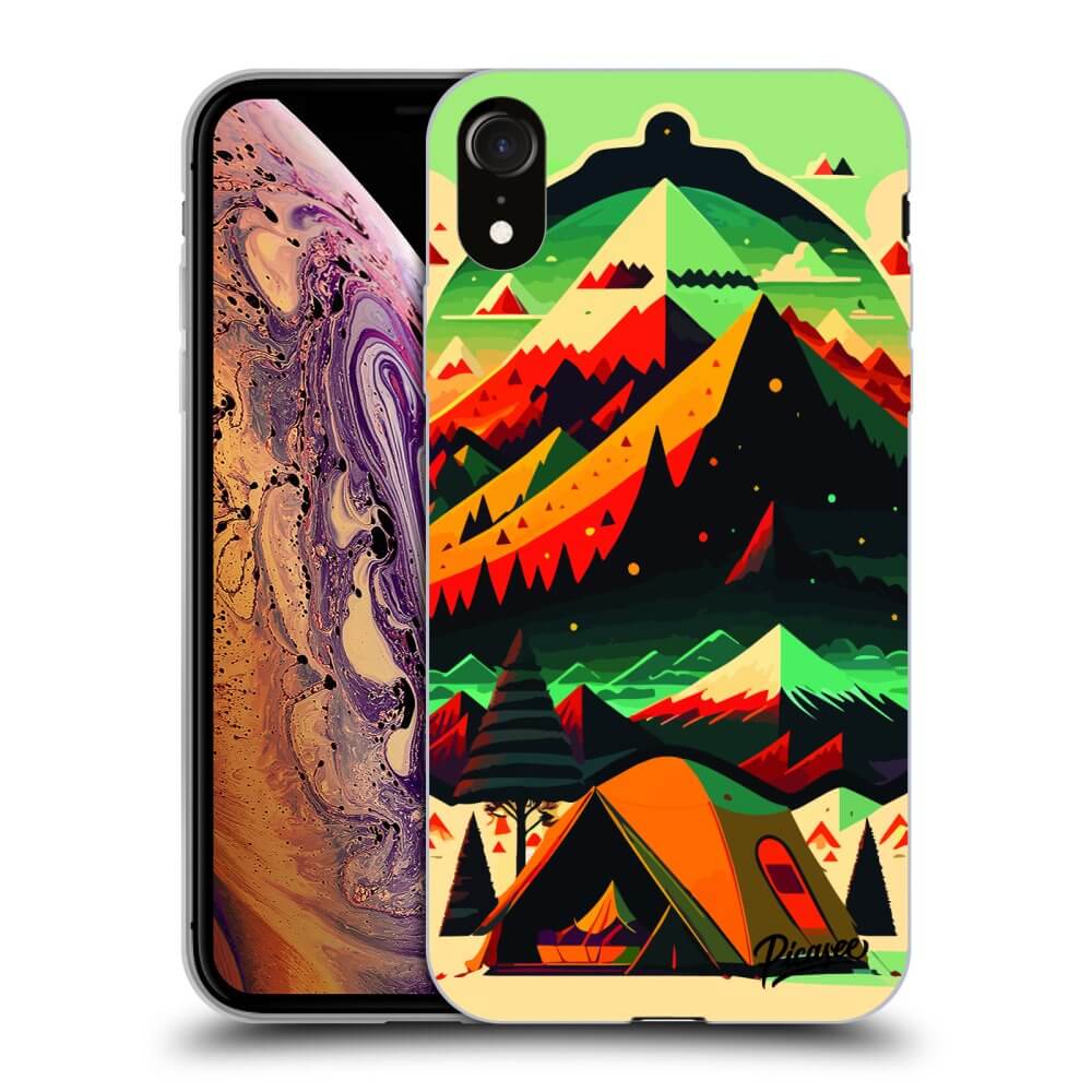 Picasee silikónový čierny obal pre Apple iPhone XR - Montreal