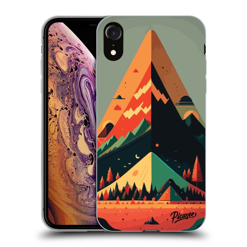 Picasee silikónový čierny obal pre Apple iPhone XR - Oregon