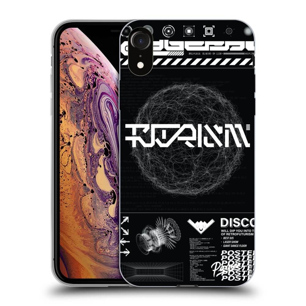 Picasee silikónový čierny obal pre Apple iPhone XR - BLACK DISCO