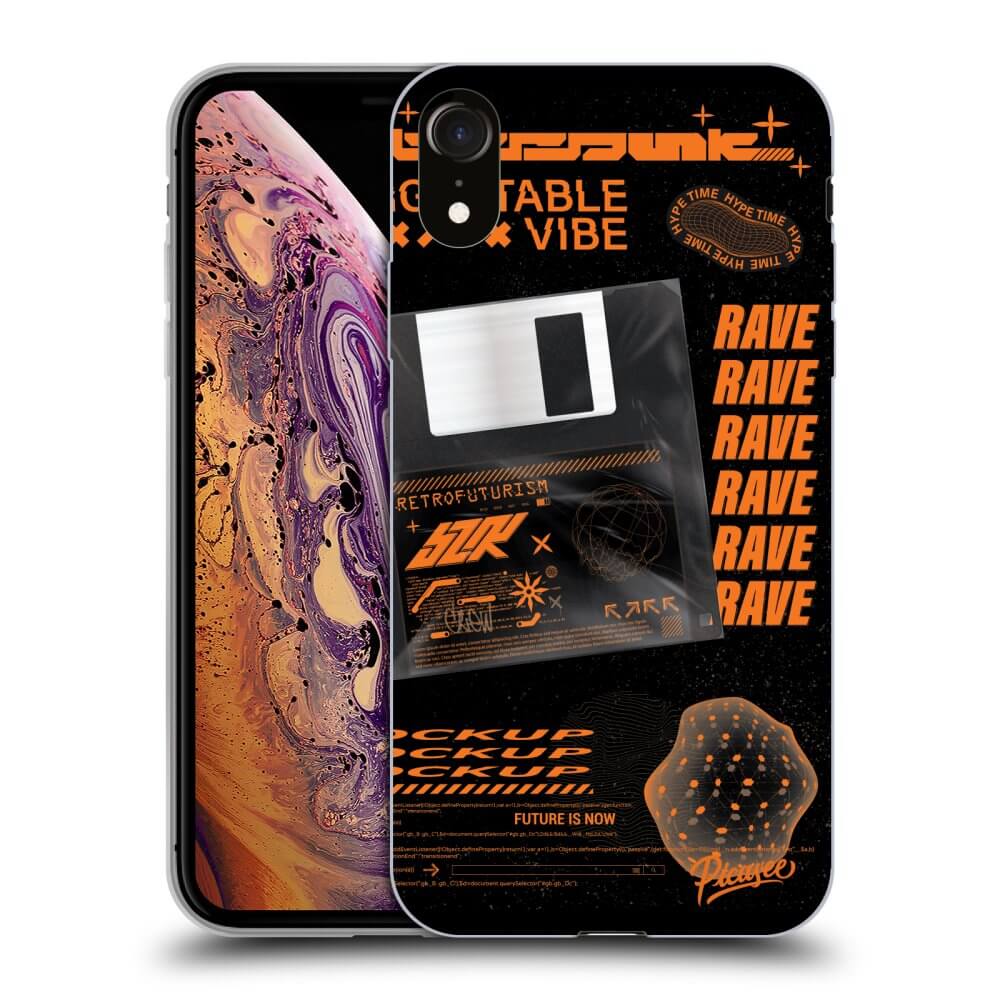 Picasee silikónový čierny obal pre Apple iPhone XR - RAVE