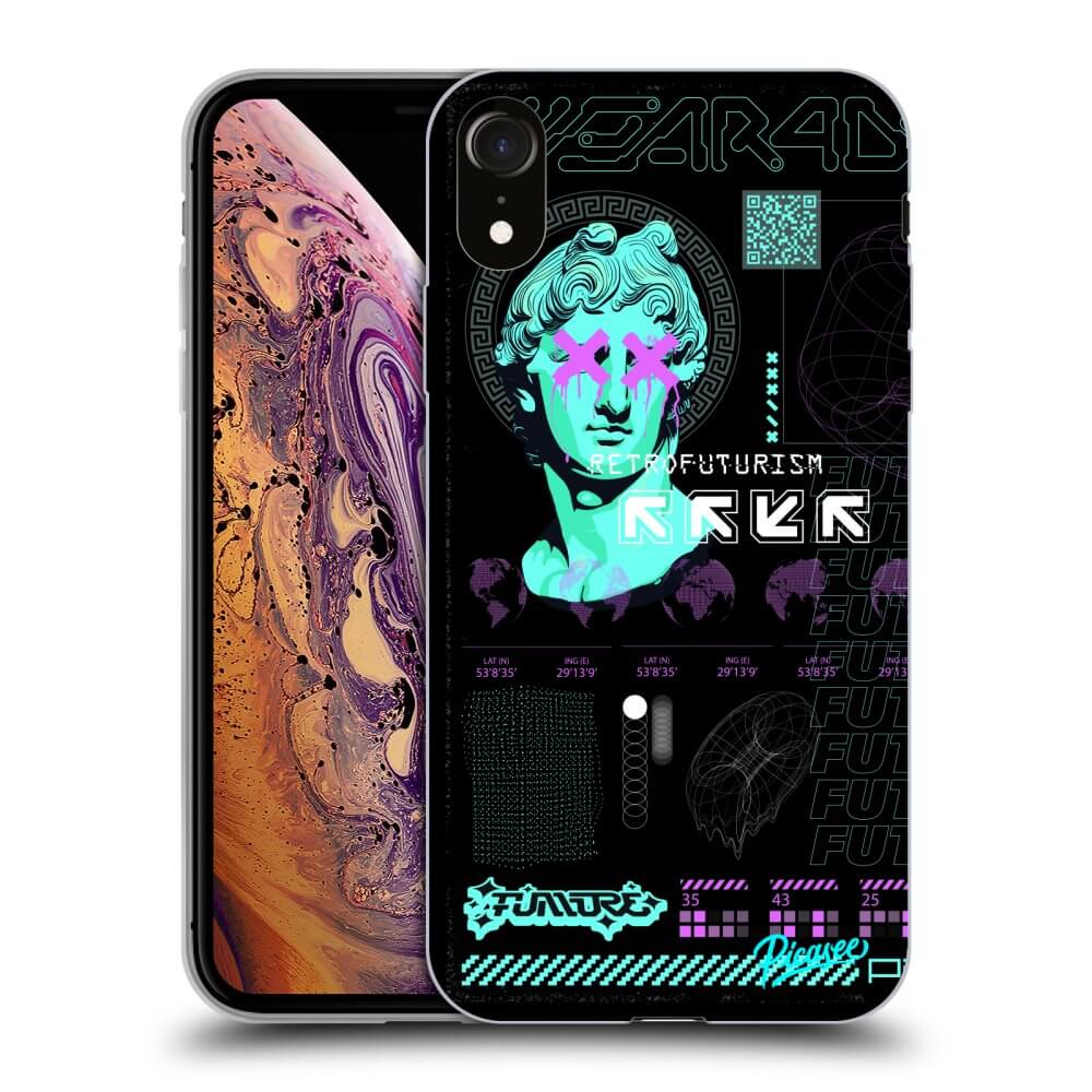 Picasee silikónový čierny obal pre Apple iPhone XR - RETRO
