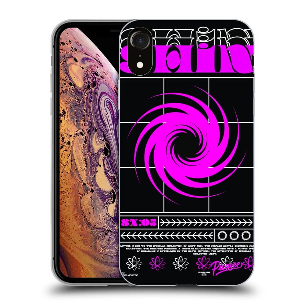 Picasee silikónový čierny obal pre Apple iPhone XR - SHINE