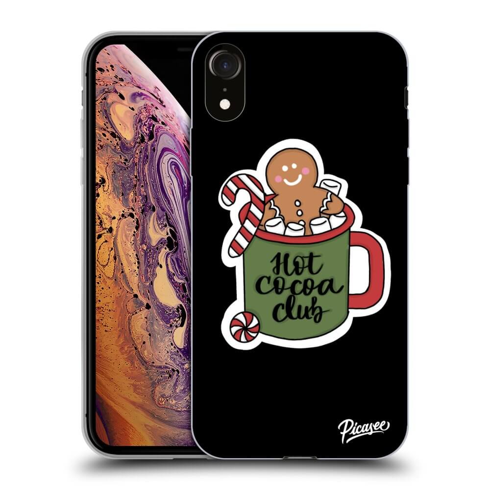 Picasee silikónový čierny obal pre Apple iPhone XR - Hot Cocoa Club