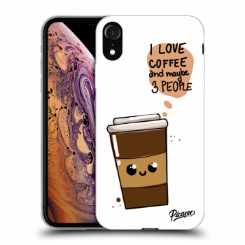 Obal pre Apple iPhone XR - Cute coffee