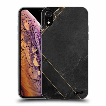 Obal pre Apple iPhone XR - Black tile