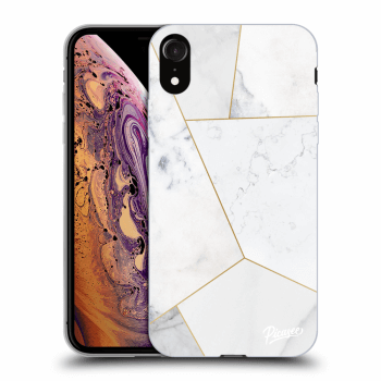 Obal pre Apple iPhone XR - White tile