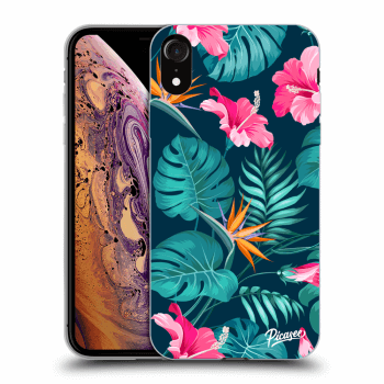 Picasee ULTIMATE CASE pro Apple iPhone XR - Pink Monstera