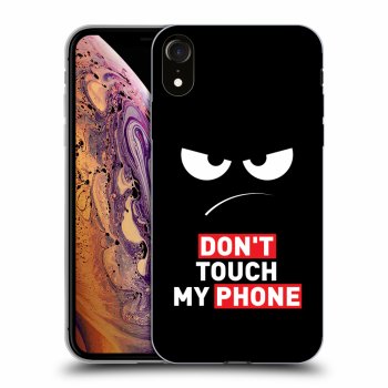 Obal pre Apple iPhone XR - Angry Eyes - Transparent