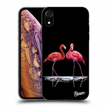 Obal pre Apple iPhone XR - Flamingos couple