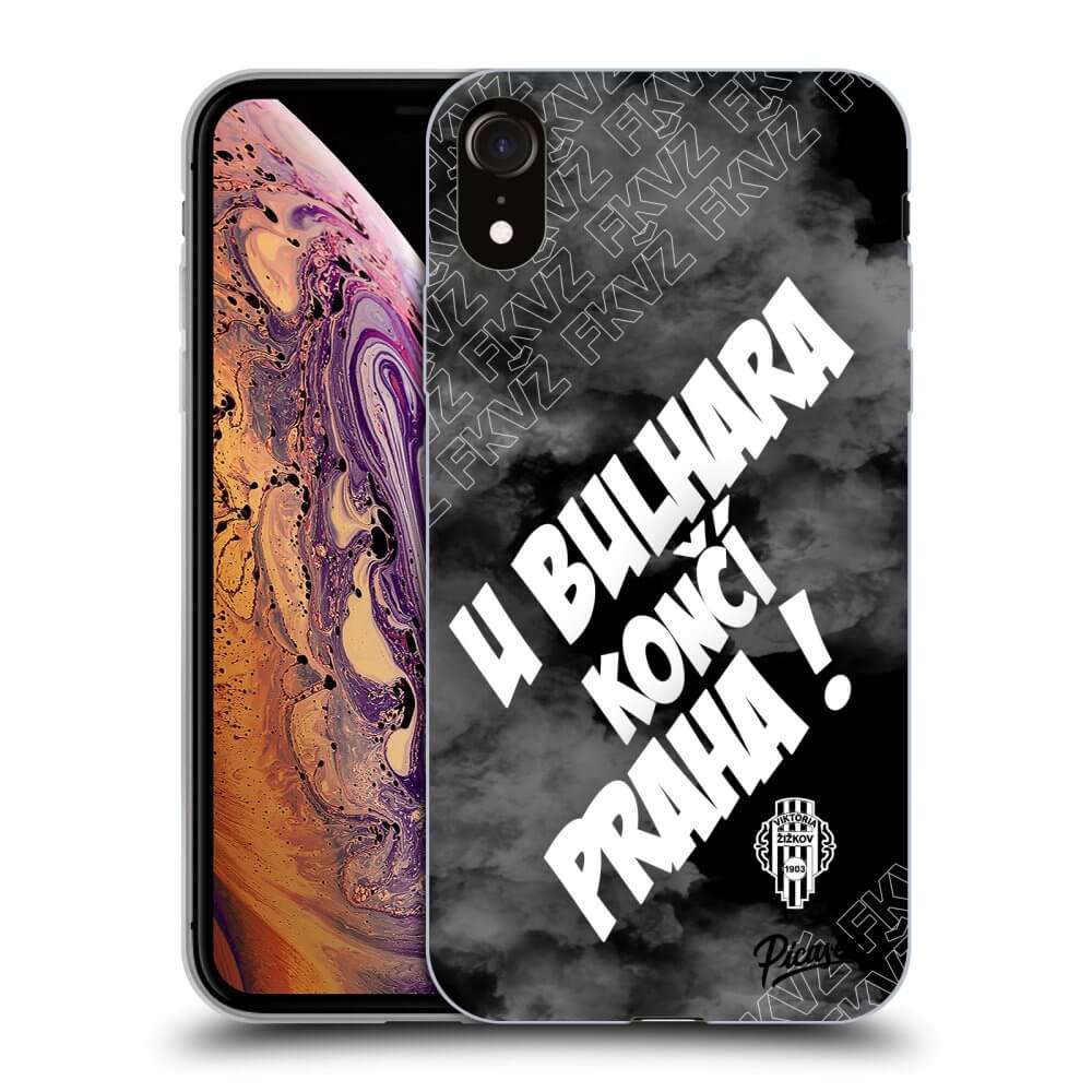 Picasee silikónový čierny obal pre Apple iPhone XR - FK Viktoria Žižkov C