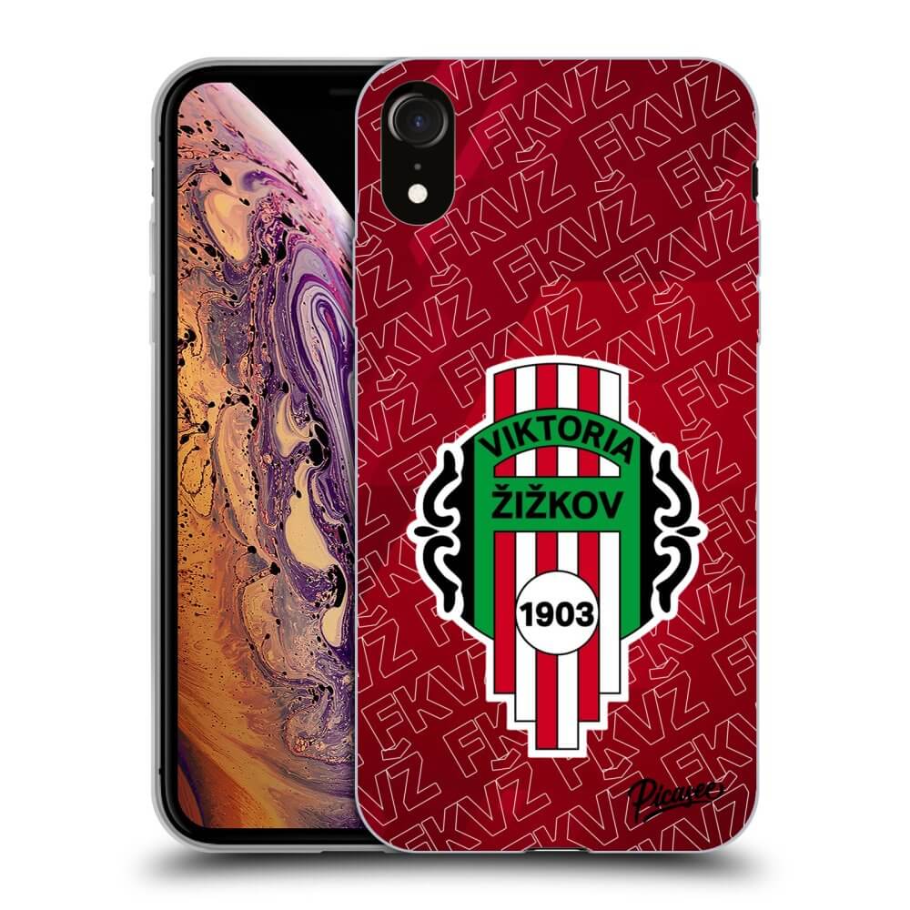 Picasee silikónový čierny obal pre Apple iPhone XR - FK Viktoria Žižkov B