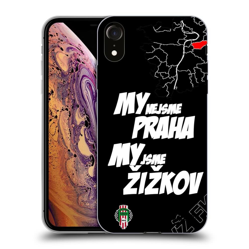 Picasee silikónový čierny obal pre Apple iPhone XR - FK Viktoria Žižkov A