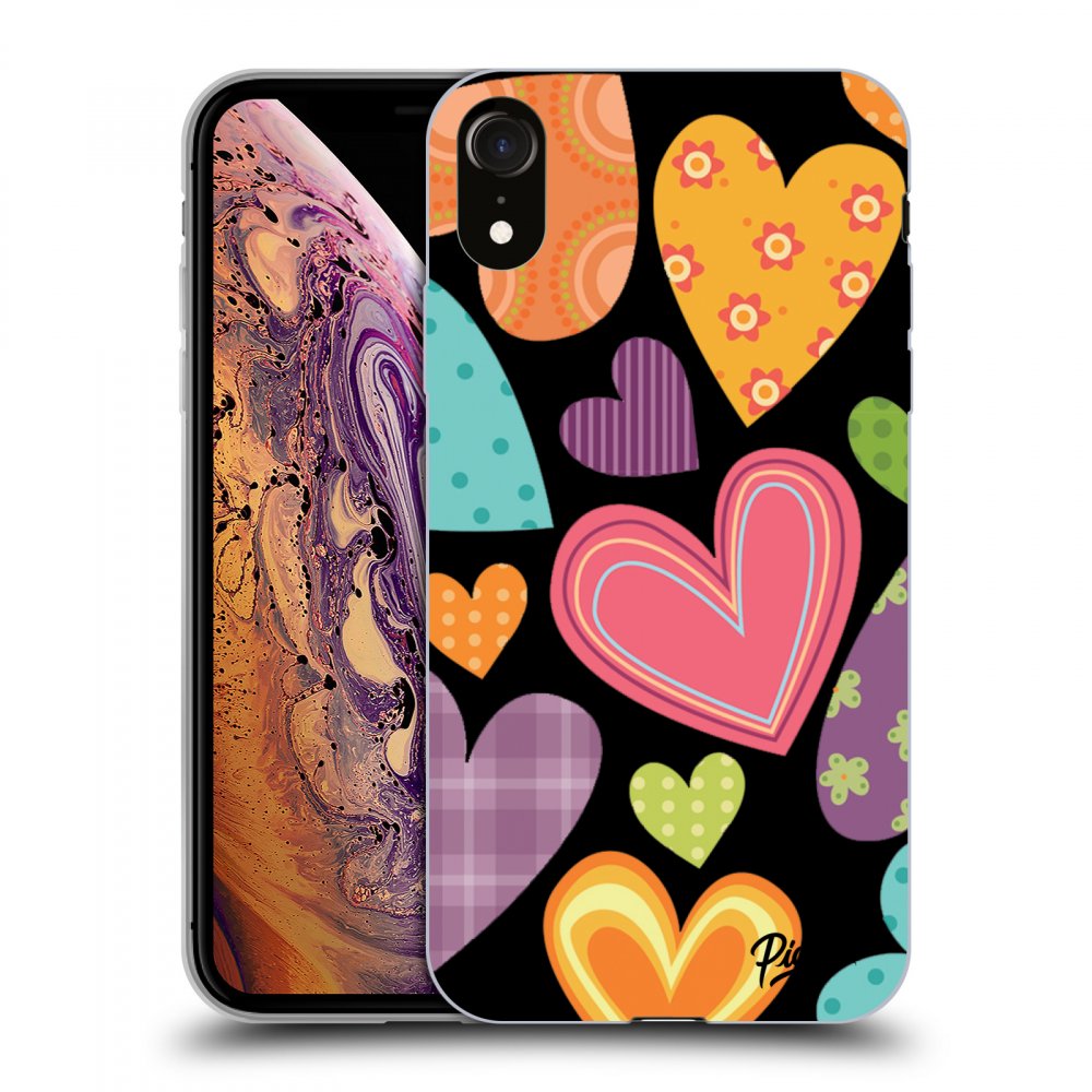 Picasee ULTIMATE CASE pro Apple iPhone XR - Colored heart