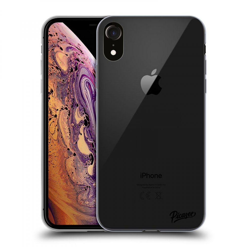 Picasee silikónový prehľadný obal pre Apple iPhone XR - Clear
