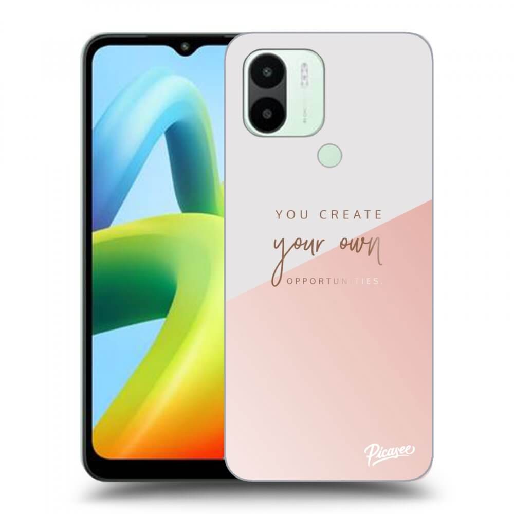 Picasee silikónový čierny obal pre Xiaomi Redmi A1 - You create your own opportunities