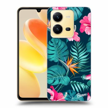 Picasee ULTIMATE CASE pro Vivo X80 Lite - Pink Monstera