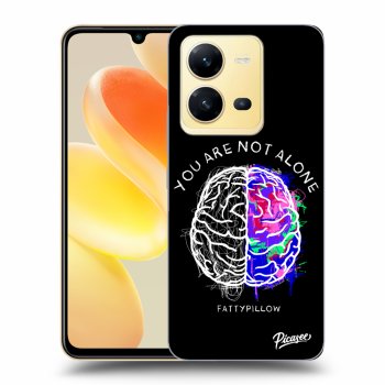 Obal pre Vivo X80 Lite - Brain - White