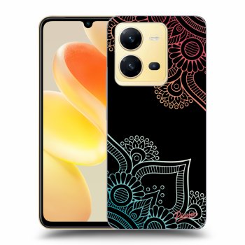 Obal pre Vivo X80 Lite - Flowers pattern