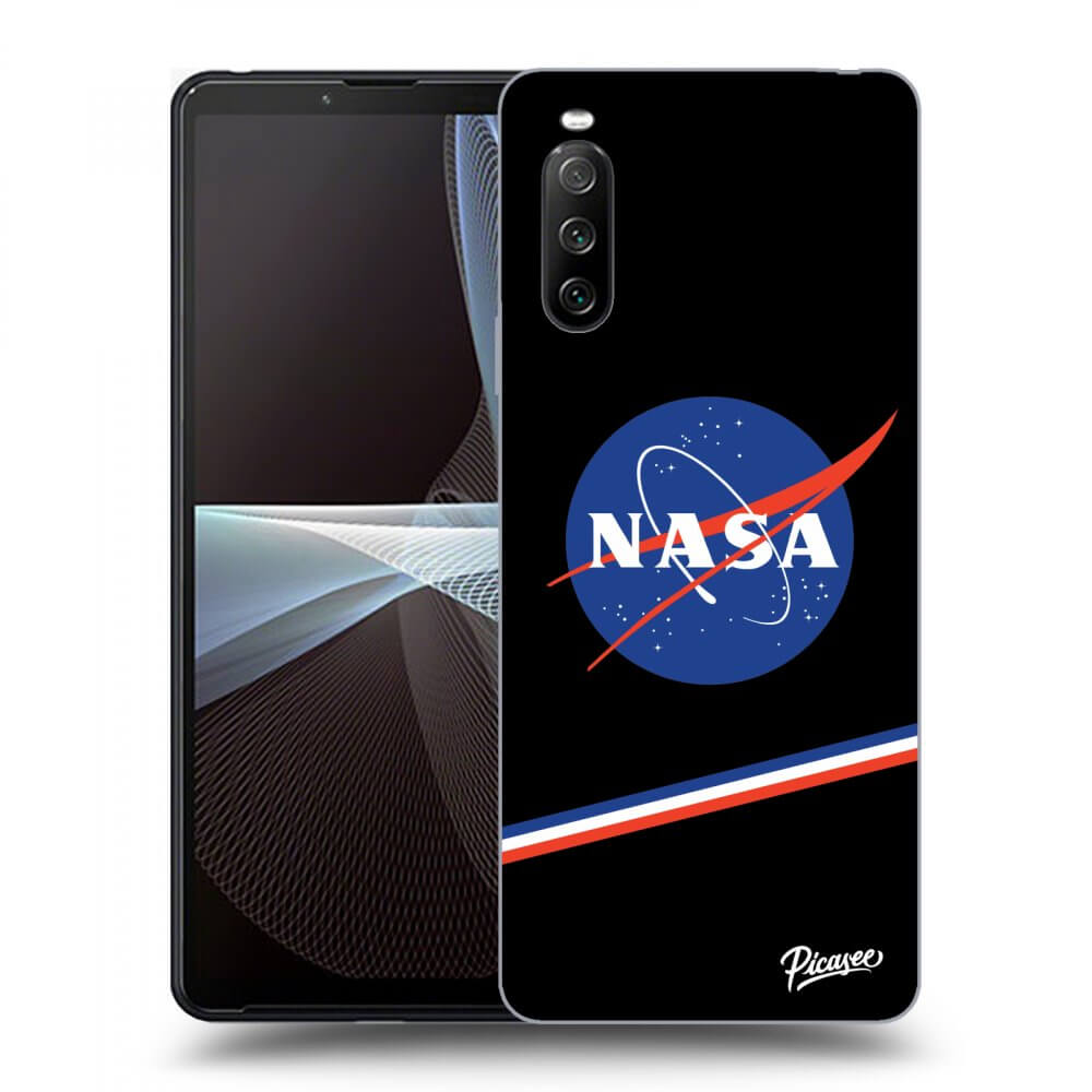 Picasee silikónový čierny obal pre Sony Xperia 10 III - NASA Original