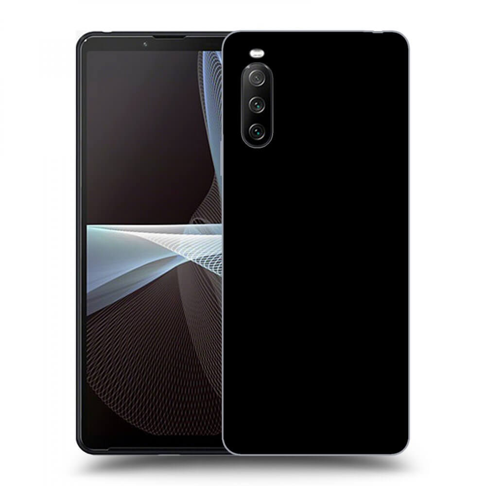 Picasee silikónový čierny obal pre Sony Xperia 10 III - Separ - Black On Black 1