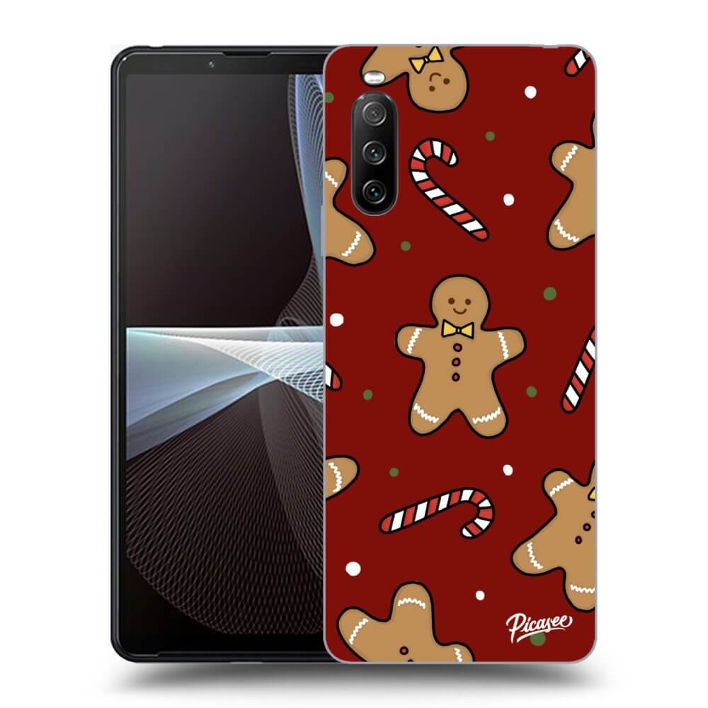 Picasee silikónový čierny obal pre Sony Xperia 10 III - Gingerbread 2