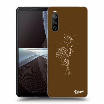 Obal pre Sony Xperia 10 III - Brown flowers