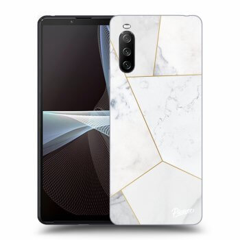 Obal pre Sony Xperia 10 III - White tile