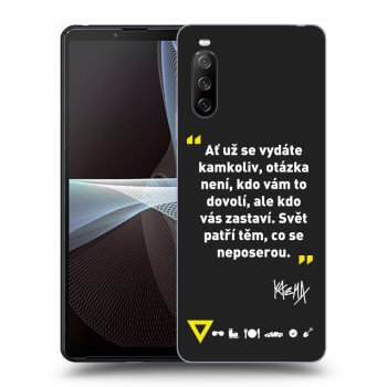 Obal pre Sony Xperia 10 III - Kazma - SVĚT PATŘÍ TĚM, CO SE NEPOSEROU