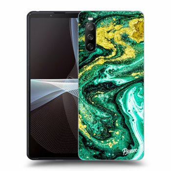 Obal pre Sony Xperia 10 III - Green Gold