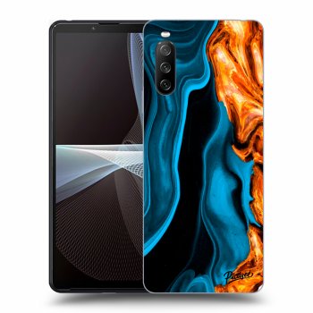 Obal pre Sony Xperia 10 III - Gold blue