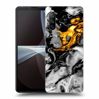 Obal pre Sony Xperia 10 III - Black Gold 2