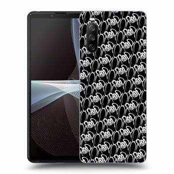 Obal pre Sony Xperia 10 III - Separ - White On Black 2