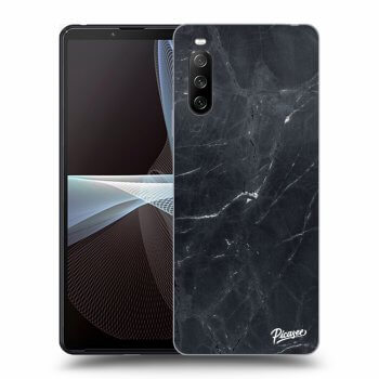 Obal pre Sony Xperia 10 III - Black marble