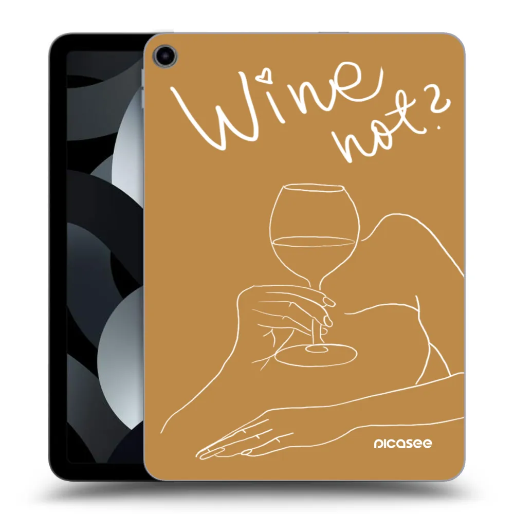 Picasee silikónový prehľadný obal pre Apple iPad Pro 11" 2019 (1.gen.) - Wine not