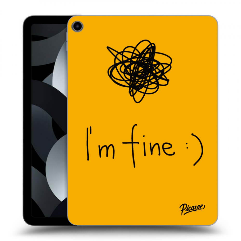 Picasee silikónový prehľadný obal pre Apple iPad Pro 11" 2019 (1.generace) - I am fine