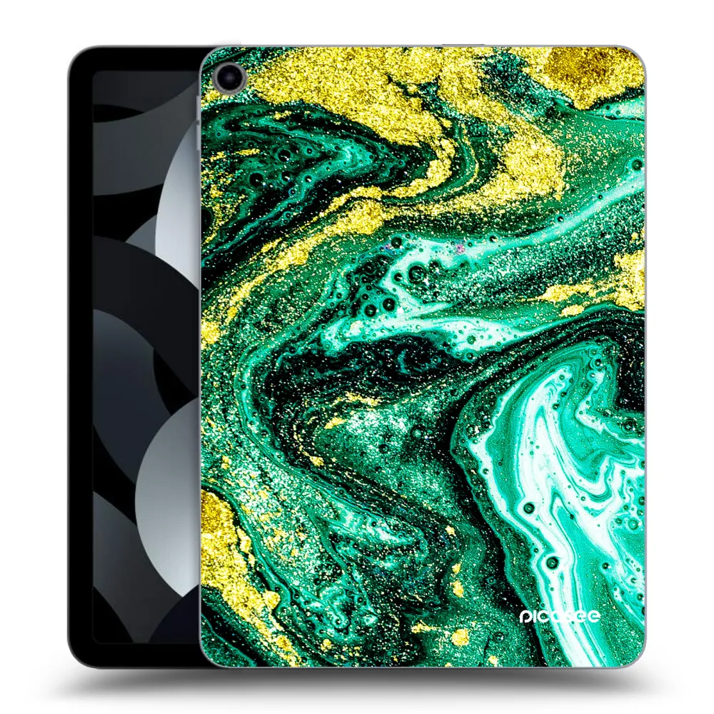 Picasee silikónový prehľadný obal pre Apple iPad Pro 11" 2019 (1.gen.) - Green Gold