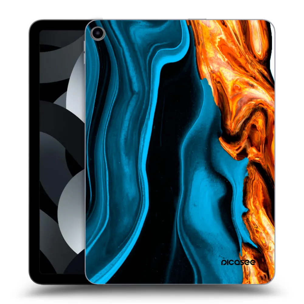 Picasee silikónový prehľadný obal pre Apple iPad Pro 11" 2019 (1.gen.) - Gold blue