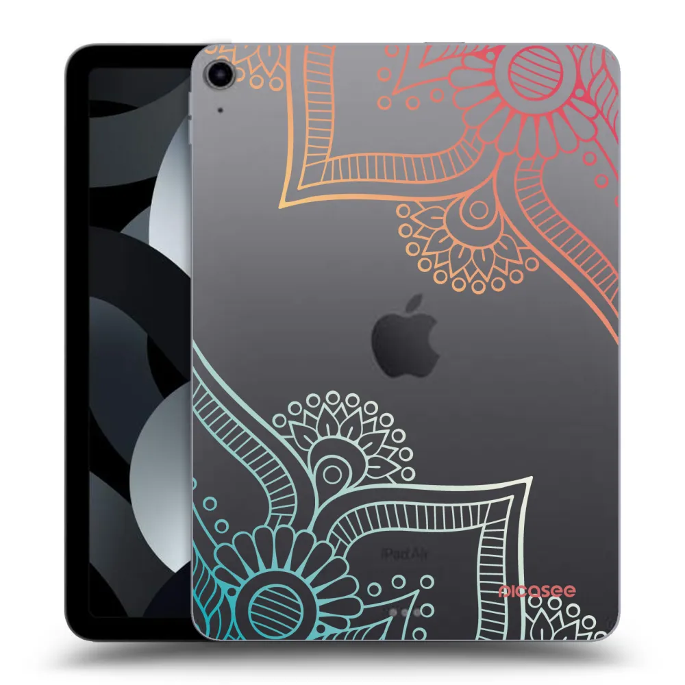 Picasee silikónový prehľadný obal pre Apple iPad Pro 11" 2019 (1.gen.) - Kvetinový vzor