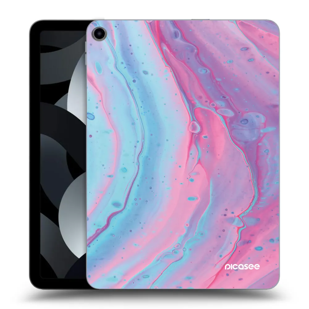 Picasee silikónový prehľadný obal pre Apple iPad Pro 11" 2019 (1.gen.) - Pink liquid