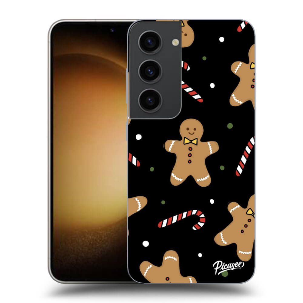 Picasee silikónový čierny obal pre Samsung Galaxy S23 5G - Gingerbread