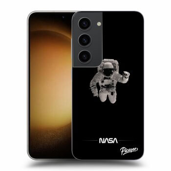 Picasee silikónový prehľadný obal pre Samsung Galaxy S23 5G - Astronaut Minimal
